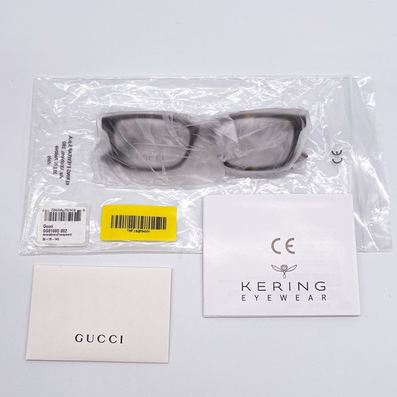 NEW GUCCI GG0168O 002 EYEGLASSES GUCCI GG01680 HAVANA - Picture 12 of 13